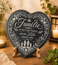 Schieferherz mit Foto-Gravur – personalisiertes Geschenk