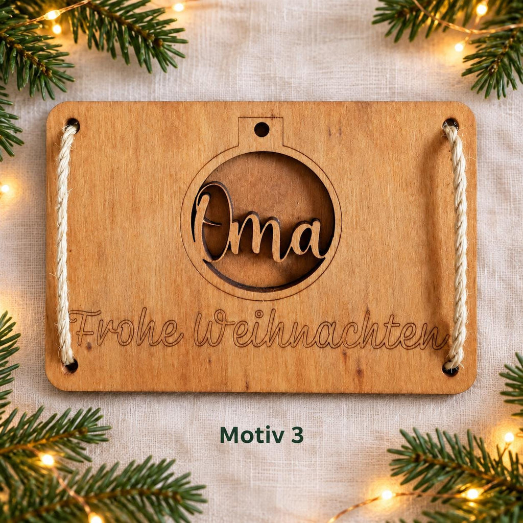 Geldgeschenk Weihnachten – Wunscherfüller aus Holz