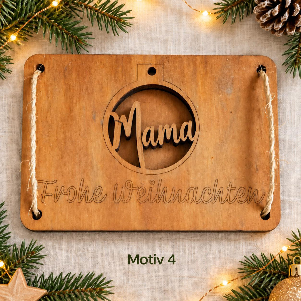 Geldgeschenk Weihnachten – Wunscherfüller aus Holz